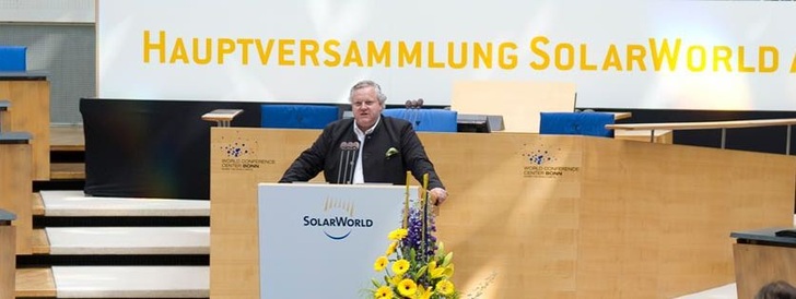 Frank Asbeck bleibt weitere fünf Jahre Unternehmenschef. - © Solar World AG
