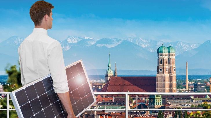 Blick Richtung München. - © Solar Promotion
