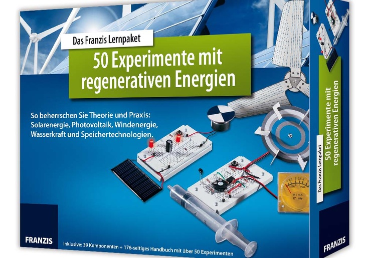 Lernpaket mit 50 Experimenten - © Franzis Verlag
