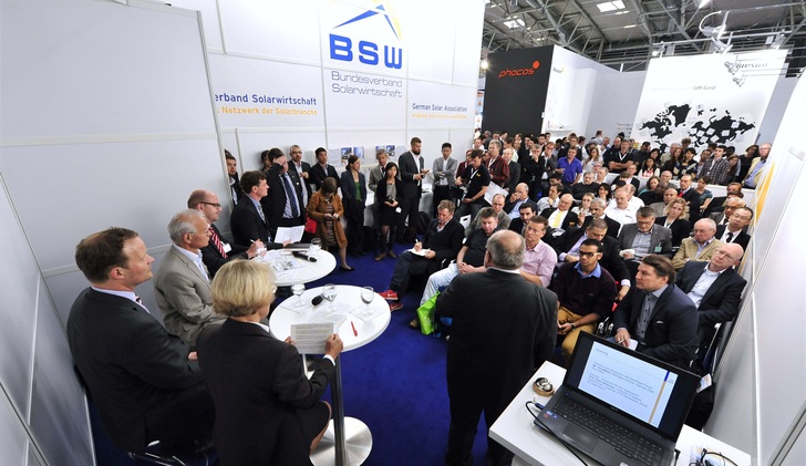 Der BSW Solar bietet in München diverse Workshops an. - © Solar Promotion
