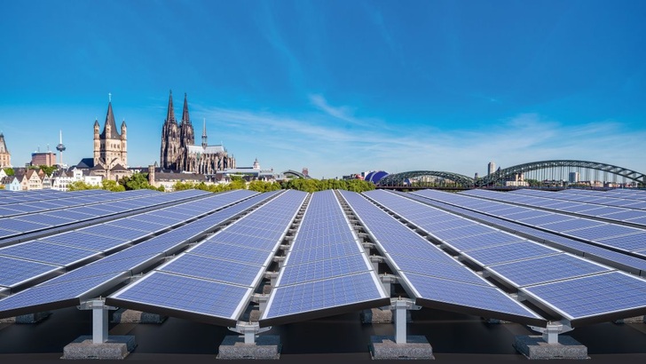 Im ehemaligen Kohleland NRW ist die Photovoltaik auf dem Vormarsch. - © Rensuol

