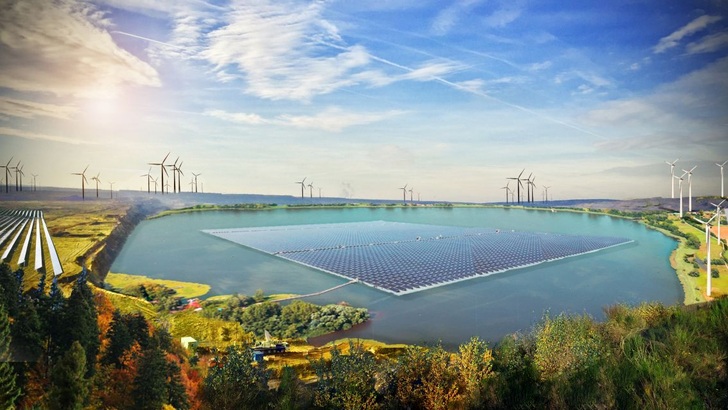 Vision für die Reviere: saubere Energie aus Wind und Sonne. - © Greenpeace Energy
