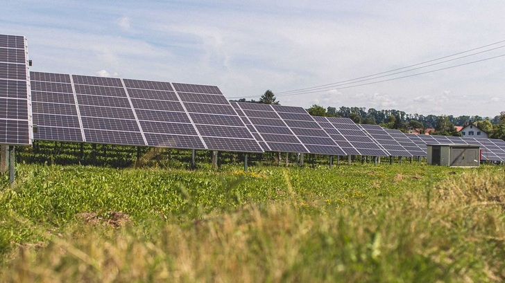 Der Solarpark Weesow-Willmersdorf soll ab 2020 rund 180 Megawatt leisten. - © EnBW
