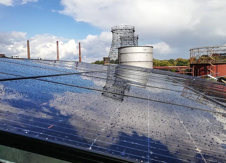 Im Rheinland ist der Strukturwandel sichtbar: weg von fossilen Energieträgern, hin zum Sonnenstrom.