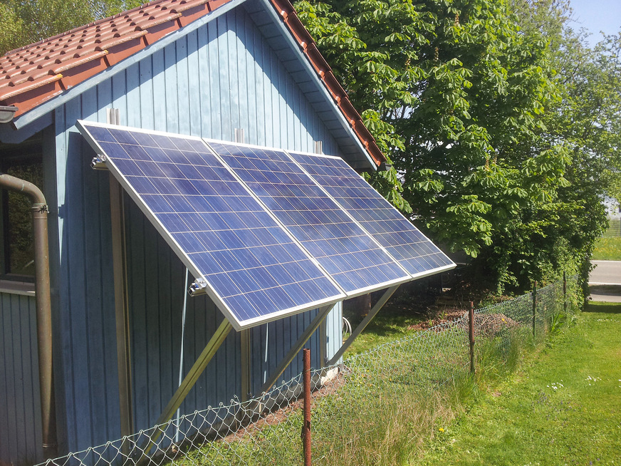 Kleinstanlage, auch als Offgrid-System verfügbar.