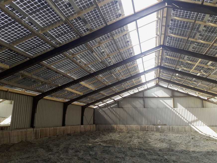 Solardach der altehrwürdigen Reithalle im Herzen von Amsterdam.