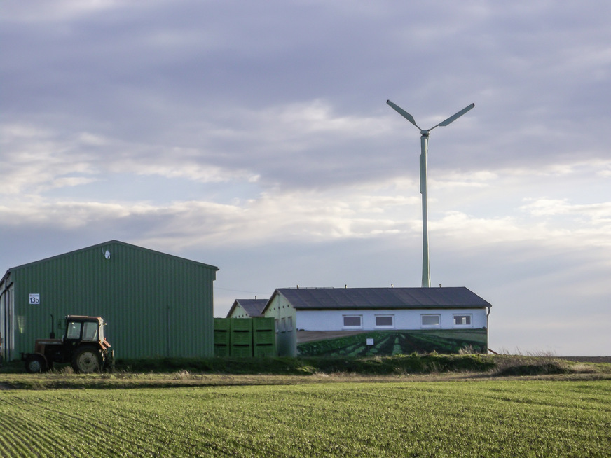 Die Größe des Rotors ist entscheidend für die Ertragskraft, nicht die -Leistung des Generators.