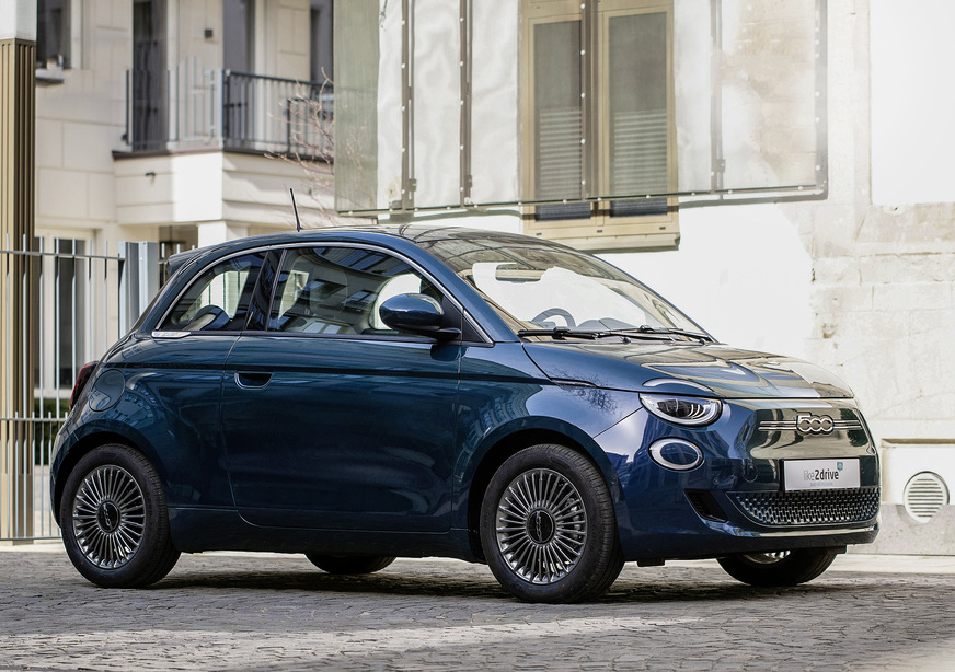 Der neue elektrische Fiat 500E Icon.