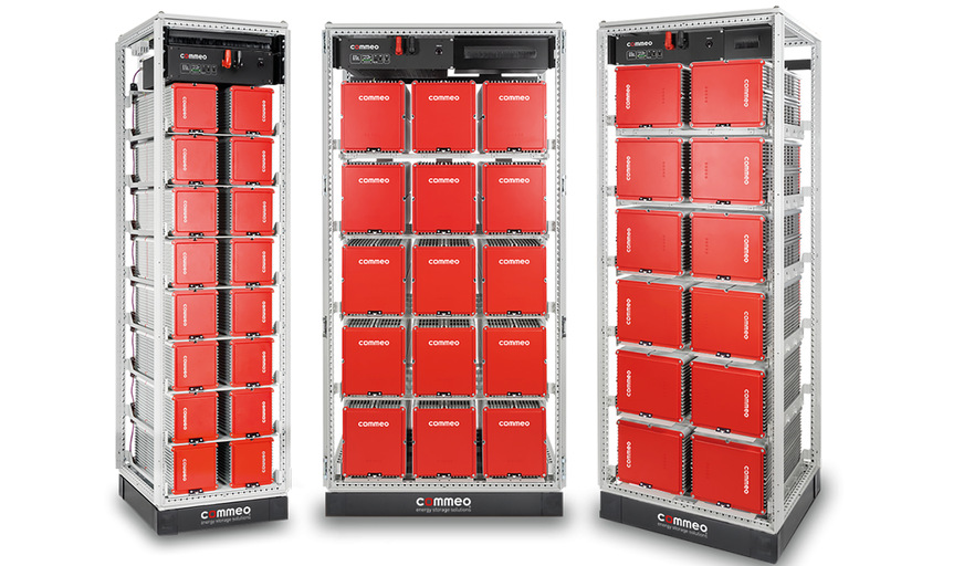 Voll ausgebaute Speicherschränke von Commeo.