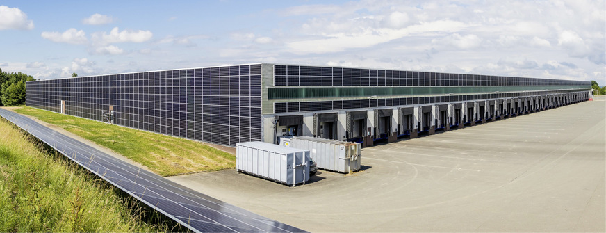 Das neue Werk von Heckert Solar in Langenwetzendorf.