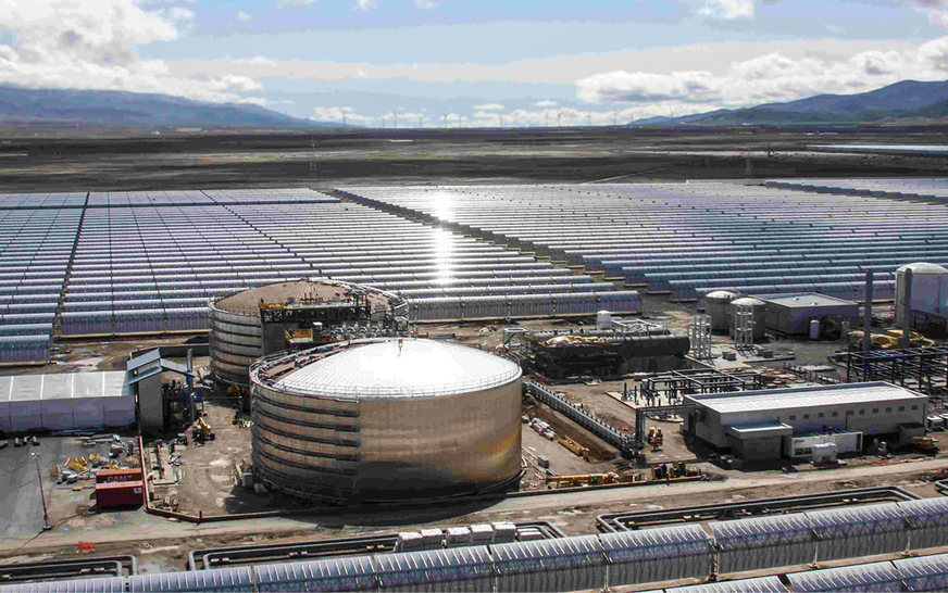 Der Wärmespeicher von Andasol 1.