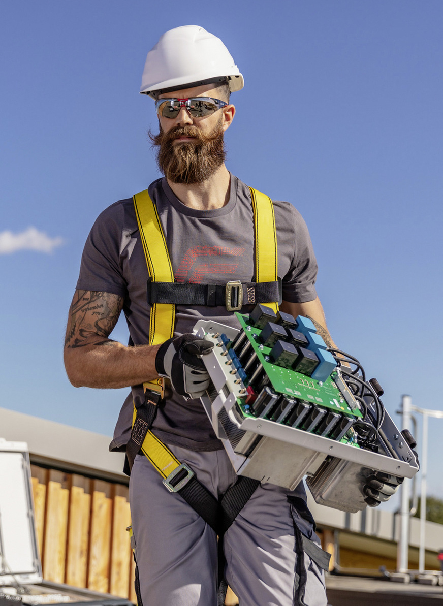 Fronius hat bei der Entwicklung des Tauro darauf geachtet, dass er einfach gewartet werden kann.