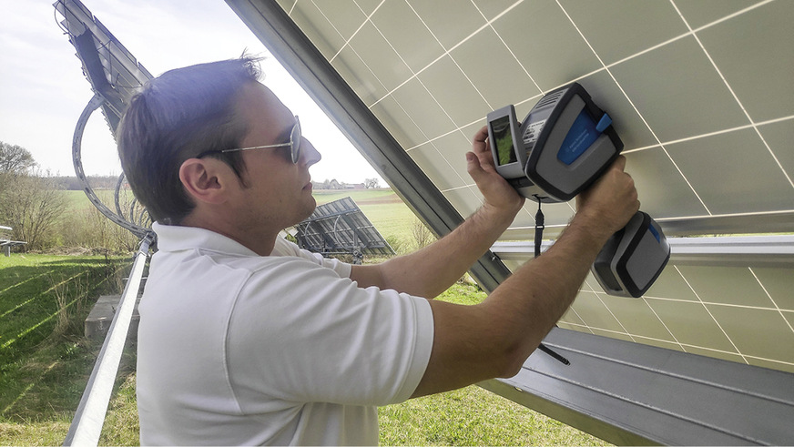 FTIR-Messgerät für den Zustand der Solarfolien.