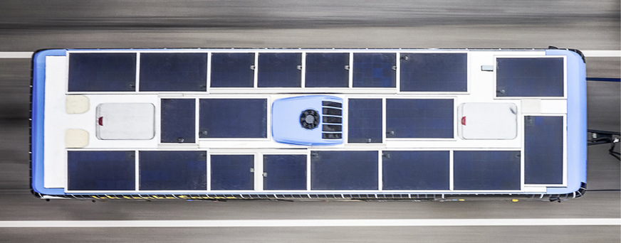 Die Solarmodule sparen bis zu 2.500 Liter Diesel pro Jahr.