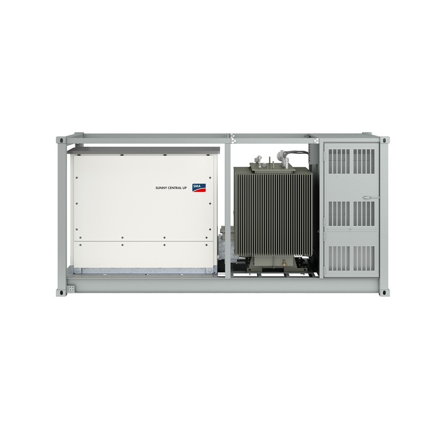 SMA System mit aufeinander abgestimmten Komponenten, für Inselsysteme und Verbundnetze.