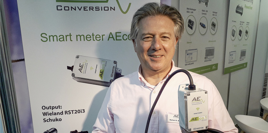 Mit dem neuen Smart Meter Aeco 1 können die Kunden  die Solarerträge ihrer Balkonanlagen auswerten.