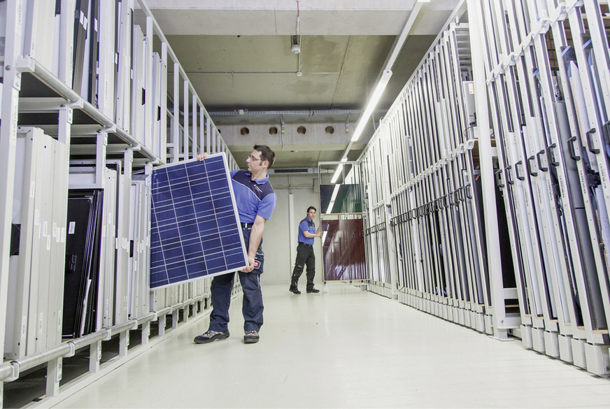Beim TÜV Rheinland werden jedes Jahr Tausende Solarmodule getestet und geprüft.