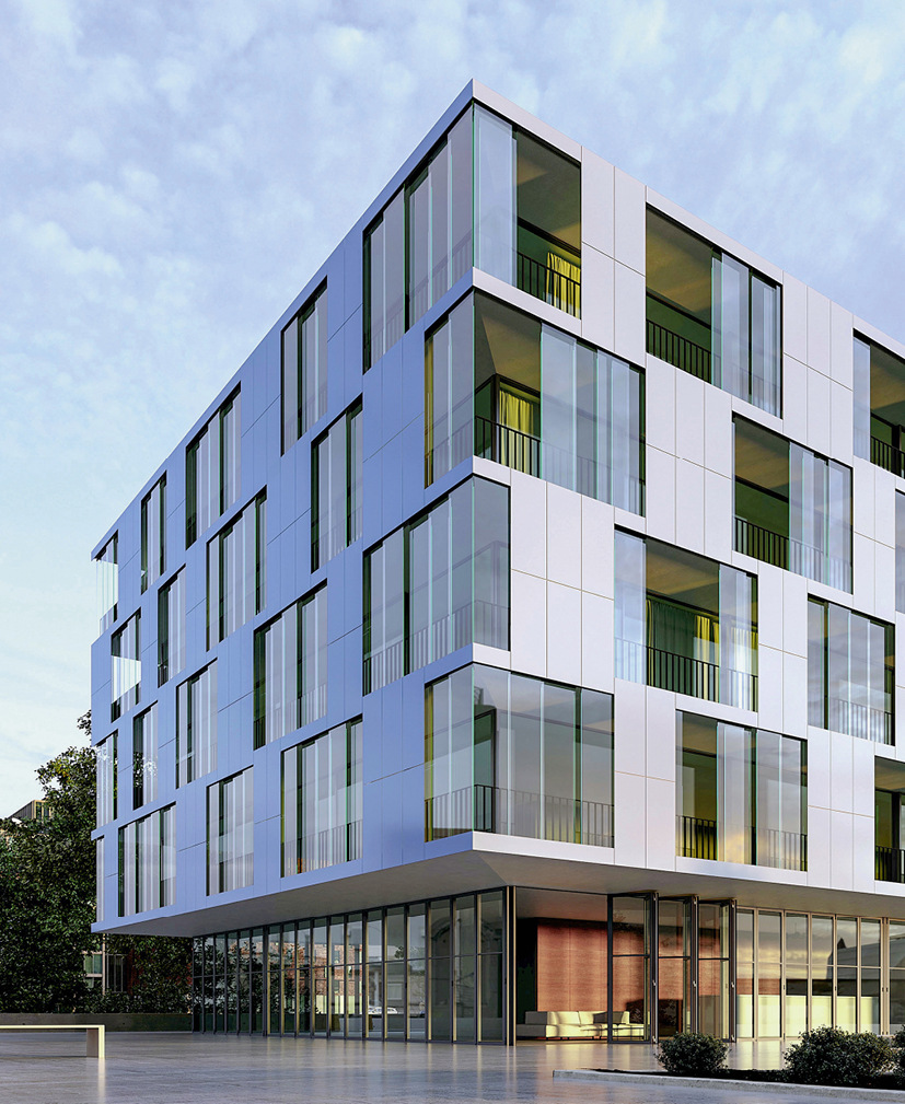 Das Montagesystem von Envelon ist ­komplett unsichtbar. Denn die Module ­werden mittels Backrail und Agraffe an ­die Hauswand angebunden.