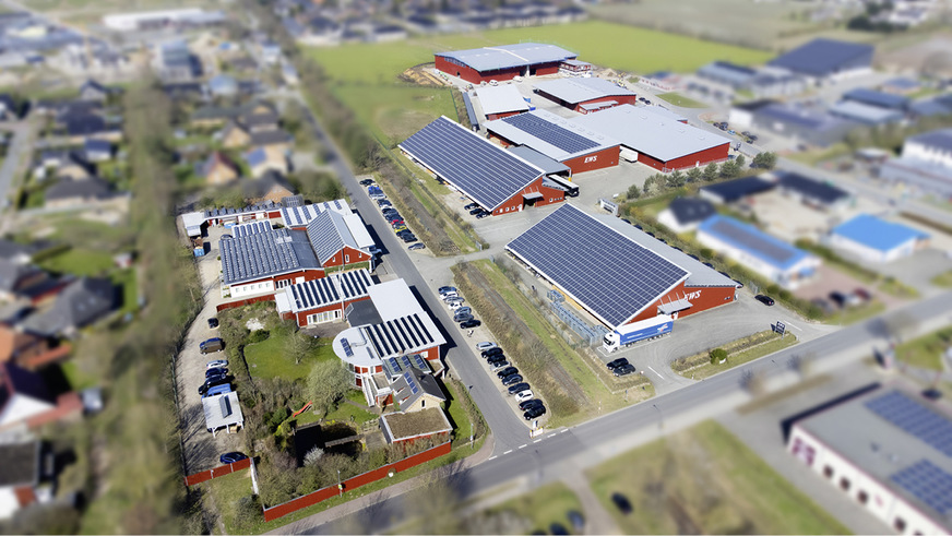 EWS baut auf seinem Gelände an der dänischen Grenze seine Lager massiv aus.