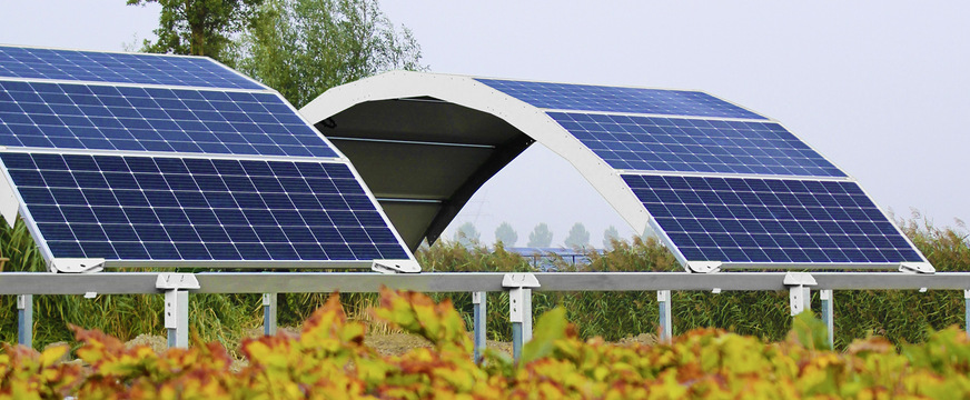 Die Bögen lassen sich fest installieren oder beweglich auf Schienen.