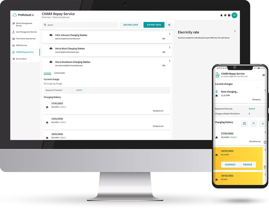 Mit dem Charge Repay Service zu Hause aufladen und abrechnen: eine smarte Lösung für Unternehmen und Mitarbeiter mit E-Dienstwagen.