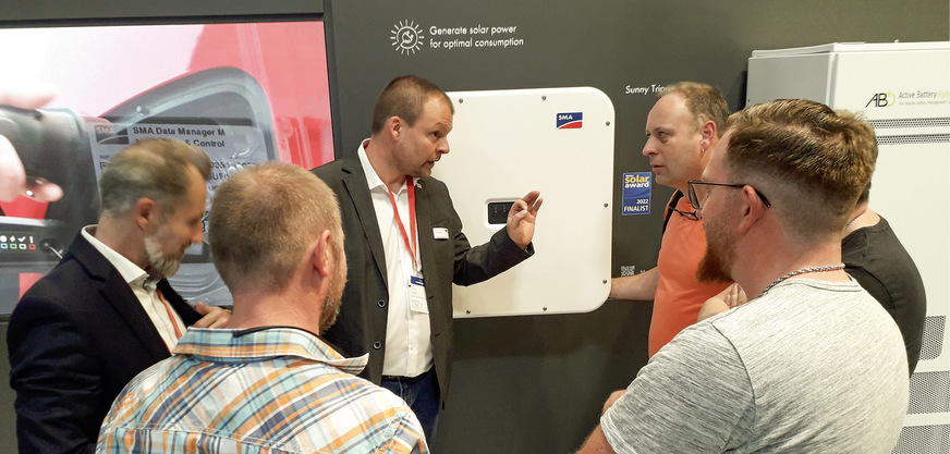 Der neue Sunny Tripower X fand in München regen Zuspruch.