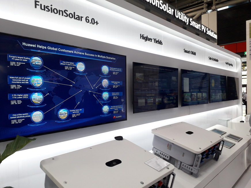 Huawei denkt das System vom Moduloptimierer bis zum Speicherschrank.