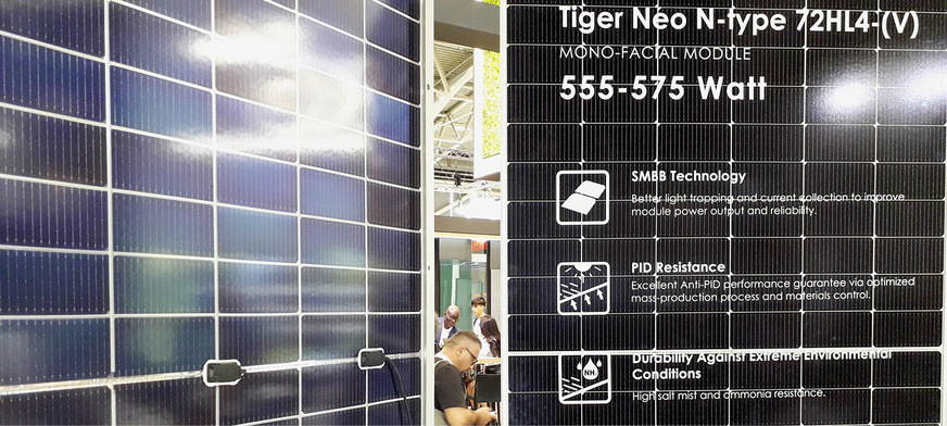 Auch Jinko treibt die Leistung seiner Solarmodule weiter nach oben.