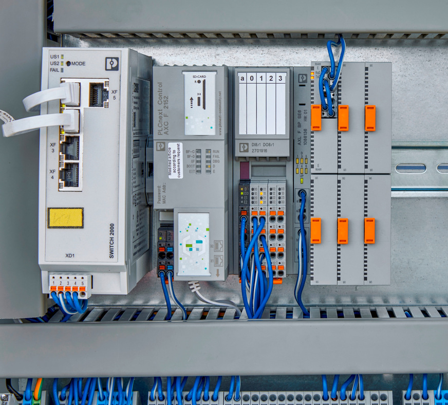 Blick in die Technik: Hauptkomponenten der PCU (Power Control Unit).