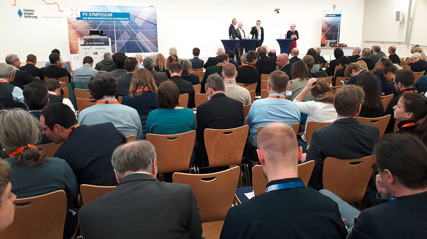 Trends analysieren, Leute treffen, netzwerken – dafür steht das PV-Symposium im Frühjahr.