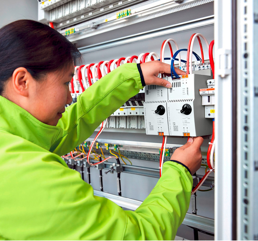 Der kompakte Contactron ELR HDC schaltet, überwacht und schützt.