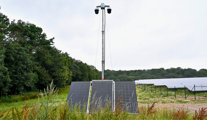 Videoüberwachung ist teuer. Entsprechend zurückhaltend setzen Solarparkbetreiber diese ein.