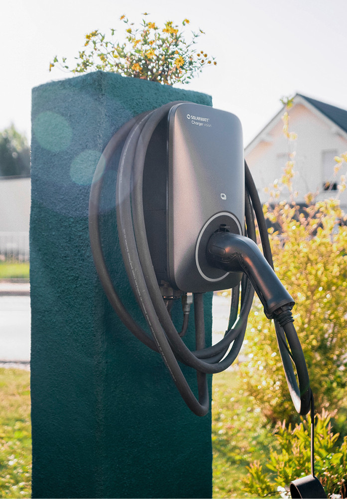 Die Wallbox ist auch für bidirektionales Laden ausgelegt.