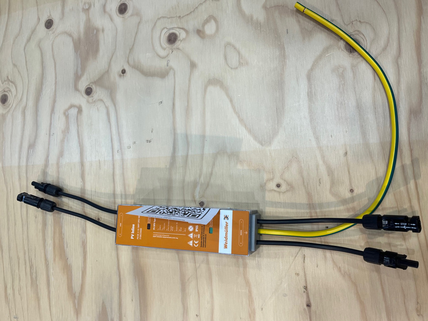 Ein kleiner GAK von Weidmüller, der viel Platz spart.