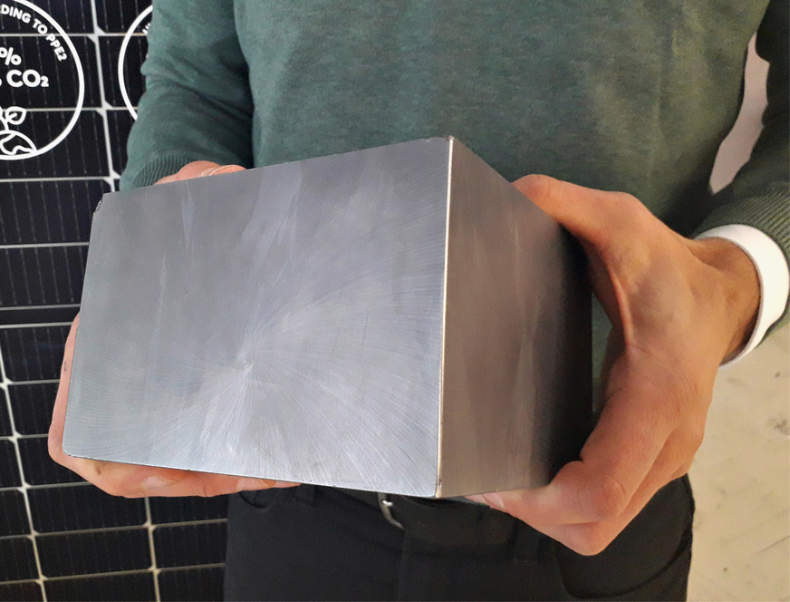 Mit innovativen Lösungen wird der Bedarf von Silizium minimiert.