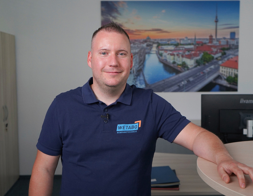 Marko Mehner ist Projektleiter bei Wetabo. Er kümmert sich um die reibungslose Abwicklung der Aufträge.