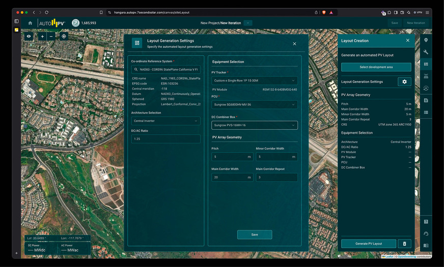 Auto PV ist eine intelligente Software zur Planung von großen Solaranlagen.