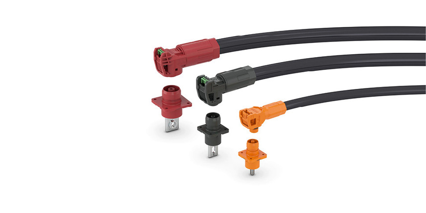 Der verpolungssichere Steckverbinder der Serie BPC eignet sich für den Einsatz in Batteriespeichern.