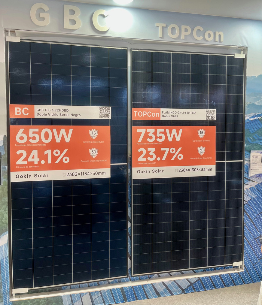 Aussteller Gokin präsentiert seine leistungsstarken Module.