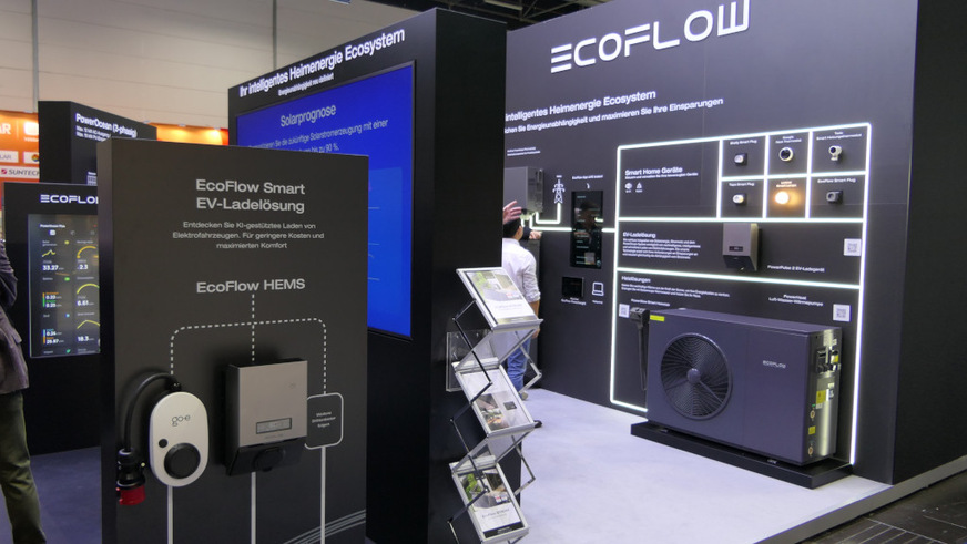 Ecoflow und Go-E verknüpfen Energiemanagement und E-Laden.