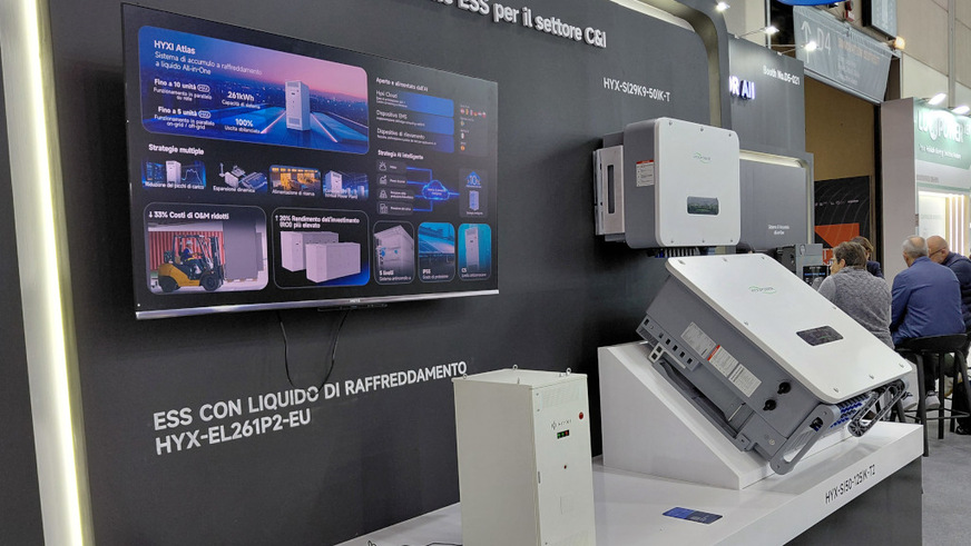 Der neue Gewerbespeicher und Wechselrichter von Hyxi.