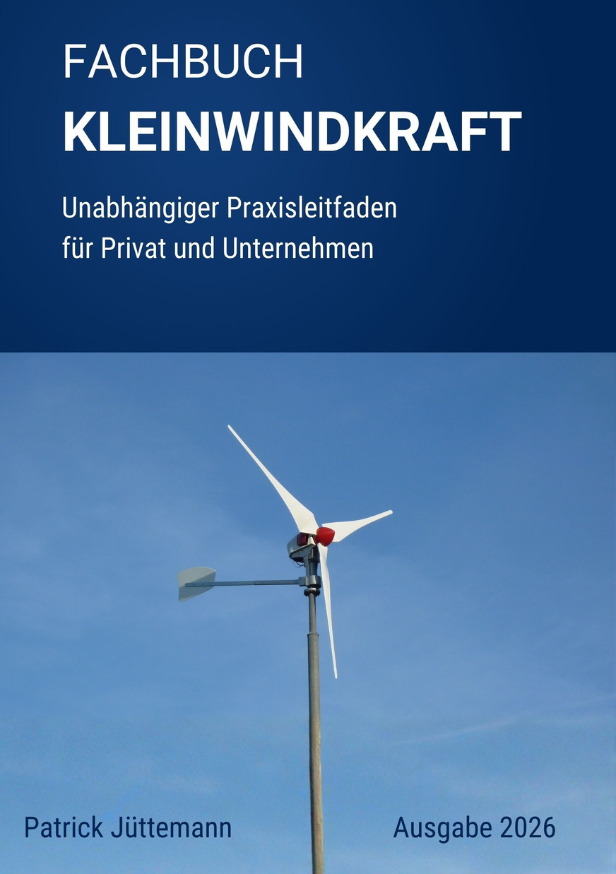 Das Fachbuch Kleinwindkraft erscheint in dritter Auflage mit vier neuen Kapiteln.