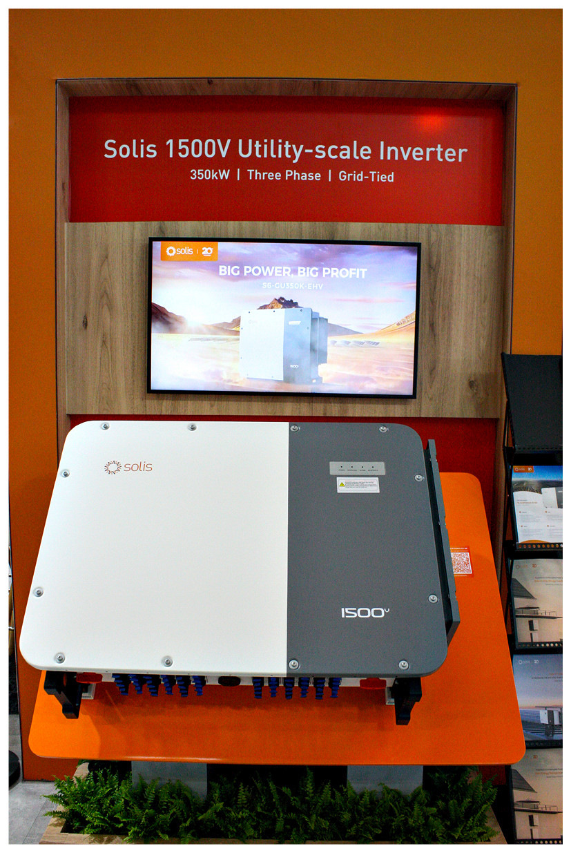 Dieser Utility-Wechselrichter ist für 1.500 Volt DC vorbereitet.