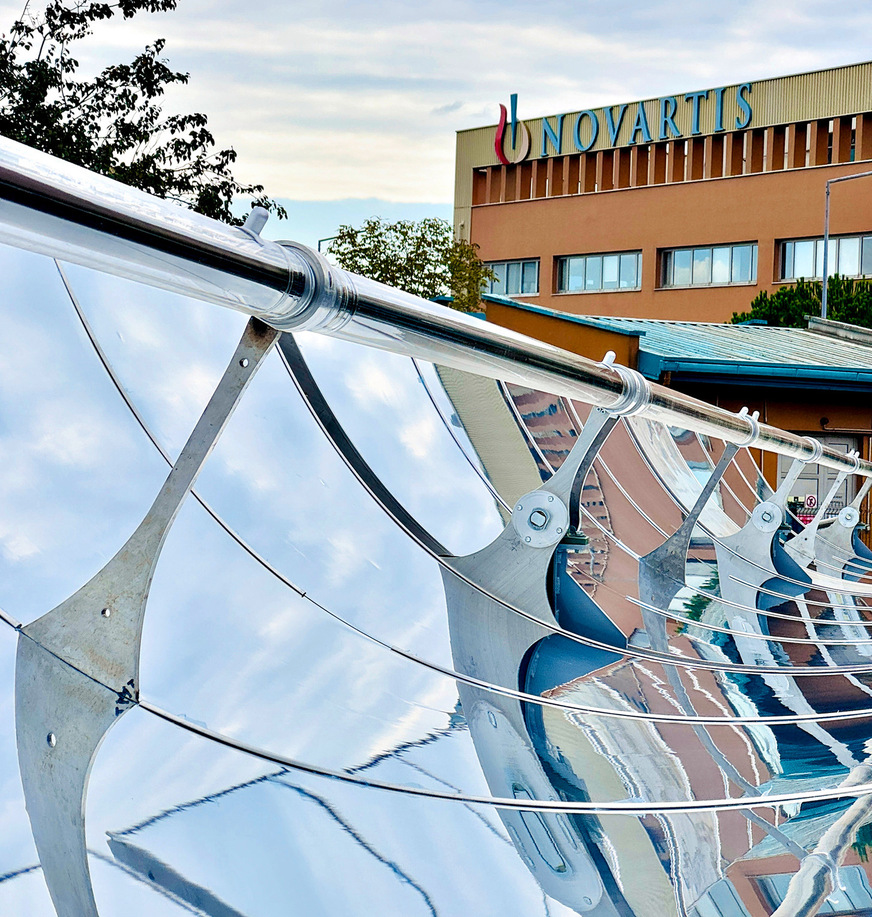 Die Anlage bei Novartis deckt den Bedarf an Prozesswärme ab.