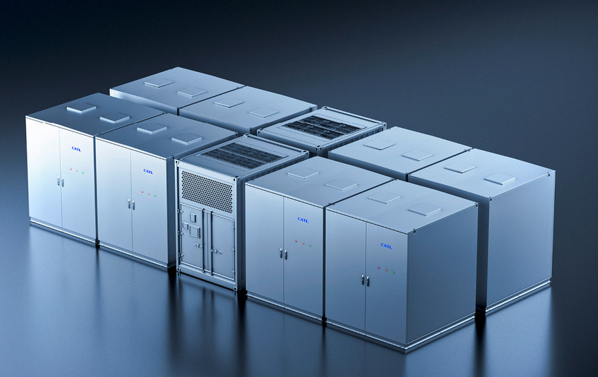 CATL stellte sein erstes praxiserprobtes Natrium-Ionen-System vor.