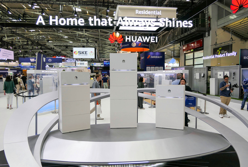 Huawei zeigte den neuen Speicher Luterra S2.