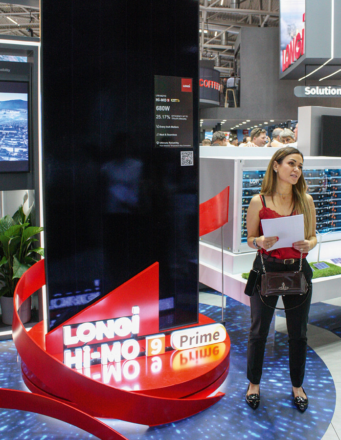 Die Solarmodule der Baureihe Himo 9 von Longi ­wurden für verschiedene Anwendungen optimiert.
