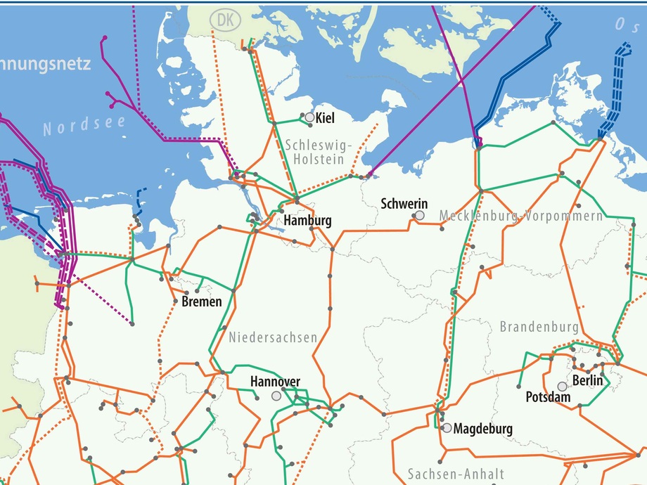 Deutsches Höchstspannungsnetz auf einen Blick | photovoltaik