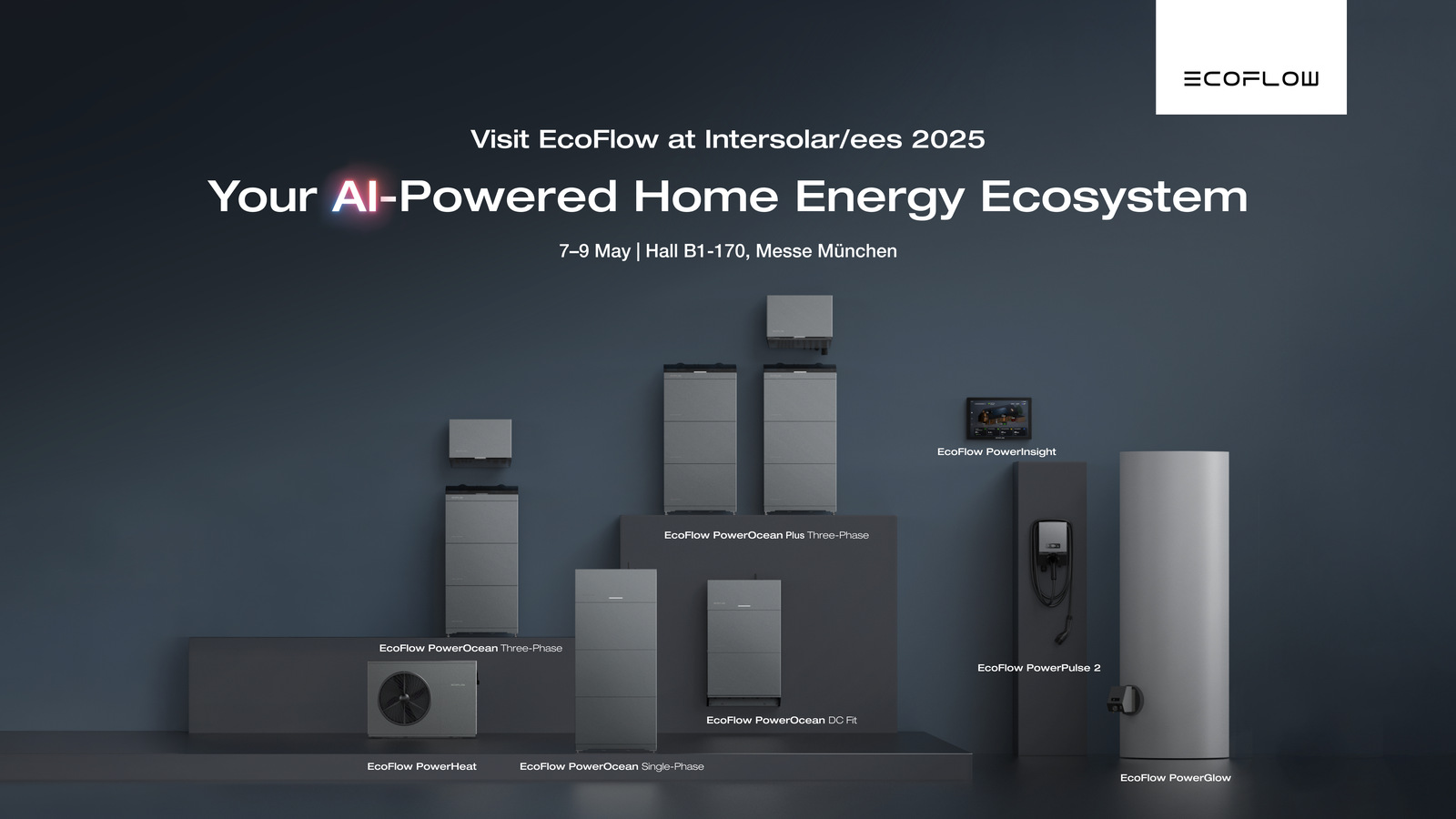 EcoFlow präsentiert sein KI-gestütztes Home Energy Management System und den PowerPulse 2 auf der Intersolar