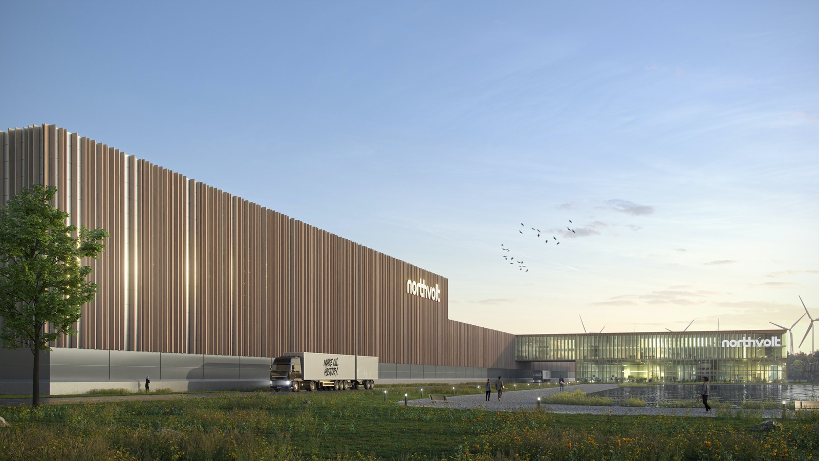 Northvolt baut weitere Gigafabrik in Heide